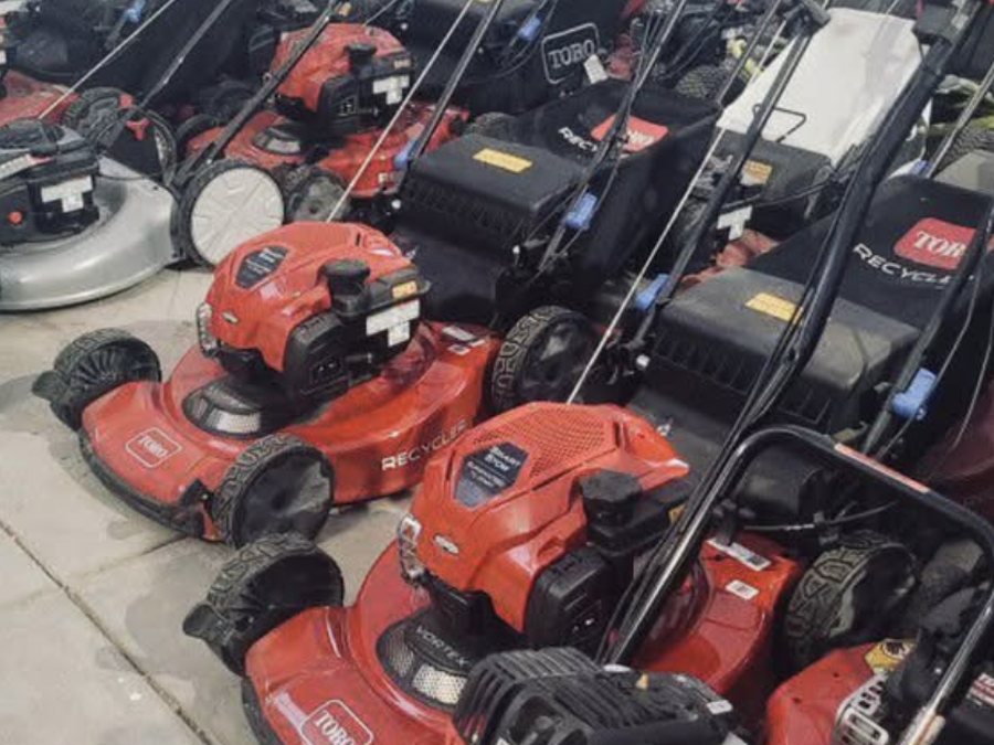 Small engines in for service